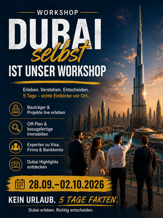 5 Tage Immobilien-Workshop in Dubai