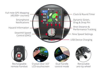 Motocaddy M7 GPS REMOTE Elektro-Trolley