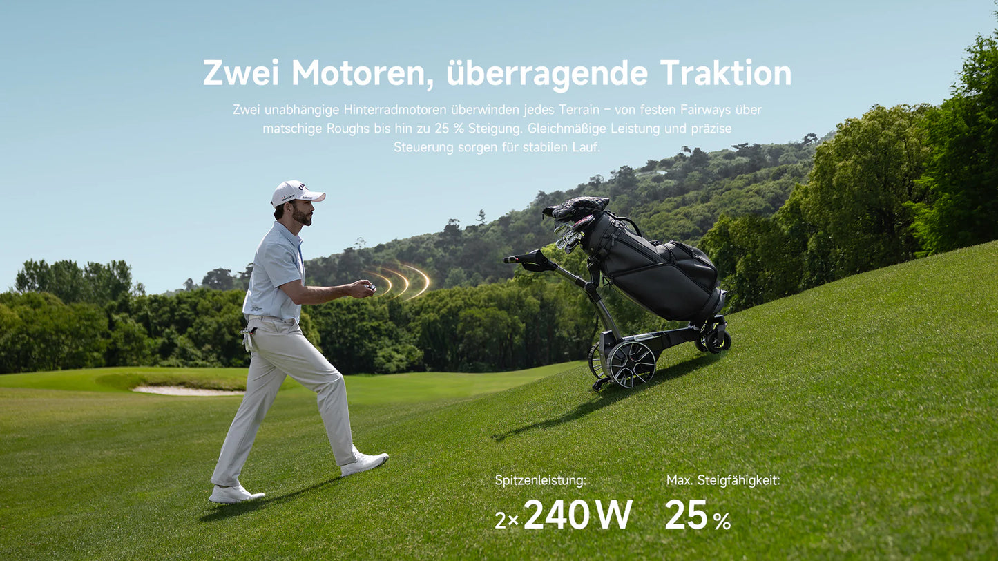 NAVEE Elektro Golftrolley Birdie 3, schwarz