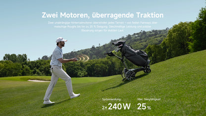 NAVEE Elektro Golftrolley Birdie 3, schwarz