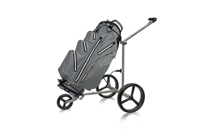PG-Powergolf Nitro Flat Steel Elektro Golftrolley inklusive Zubehör-Paket
