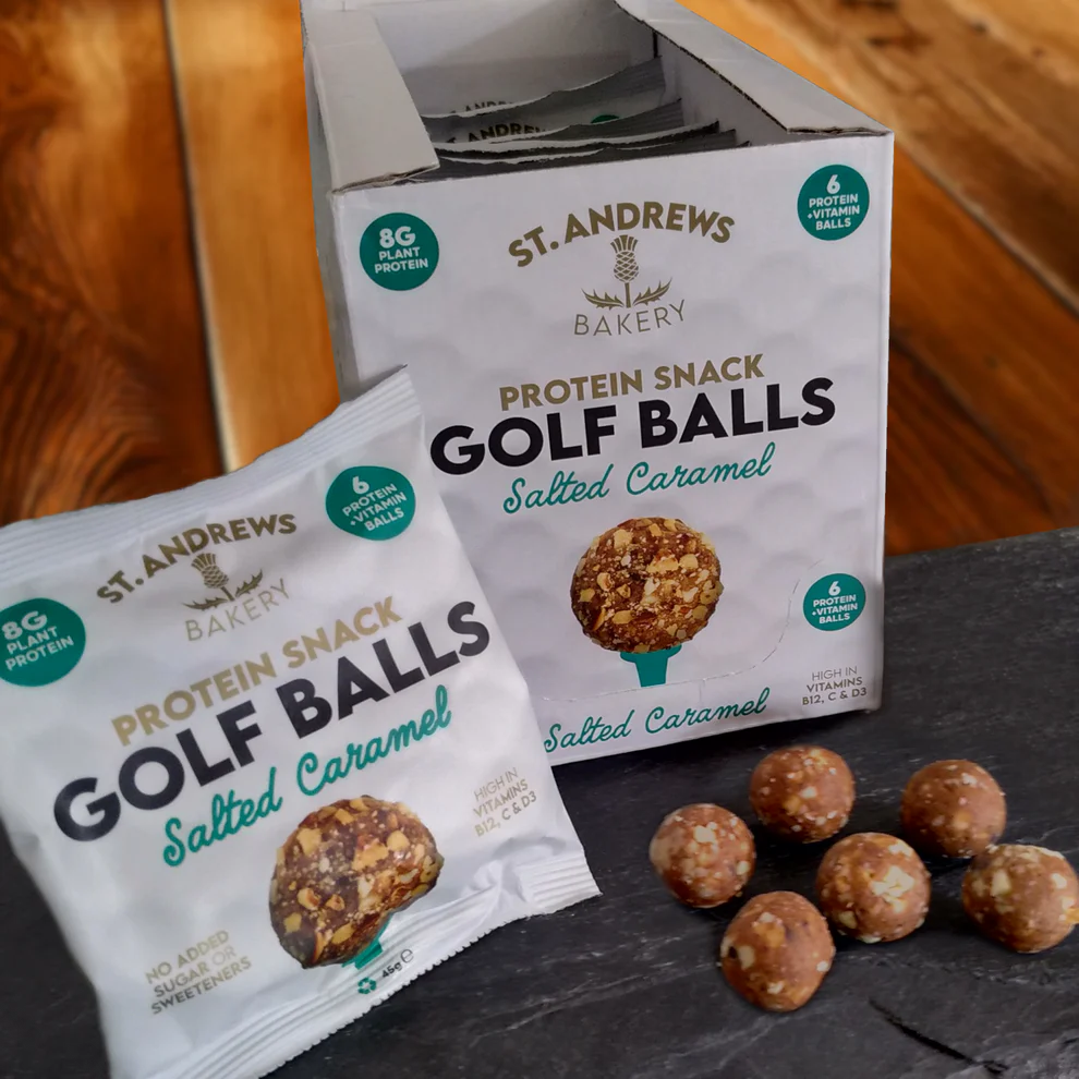 St. Andrews Bakery Protein Snack Golf Balls Salted Caramel