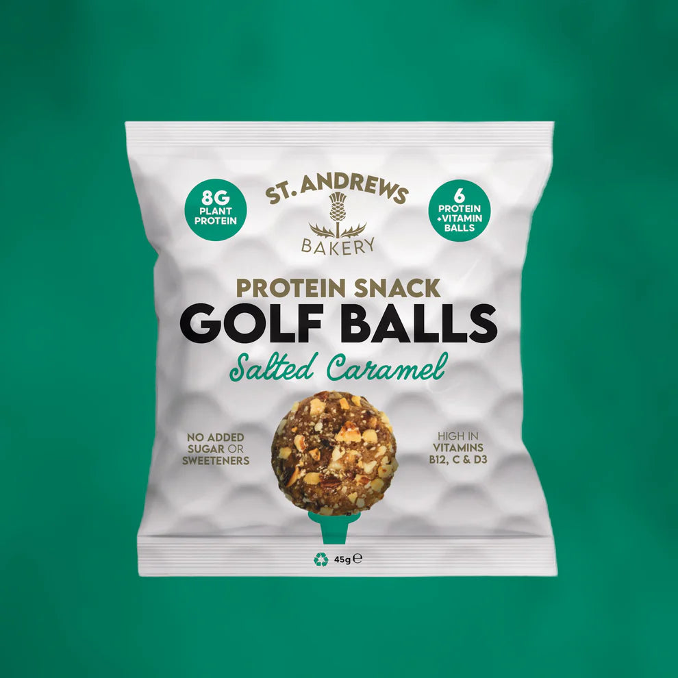 St. Andrews Bakery Protein Snack Golf Balls Salted Caramel