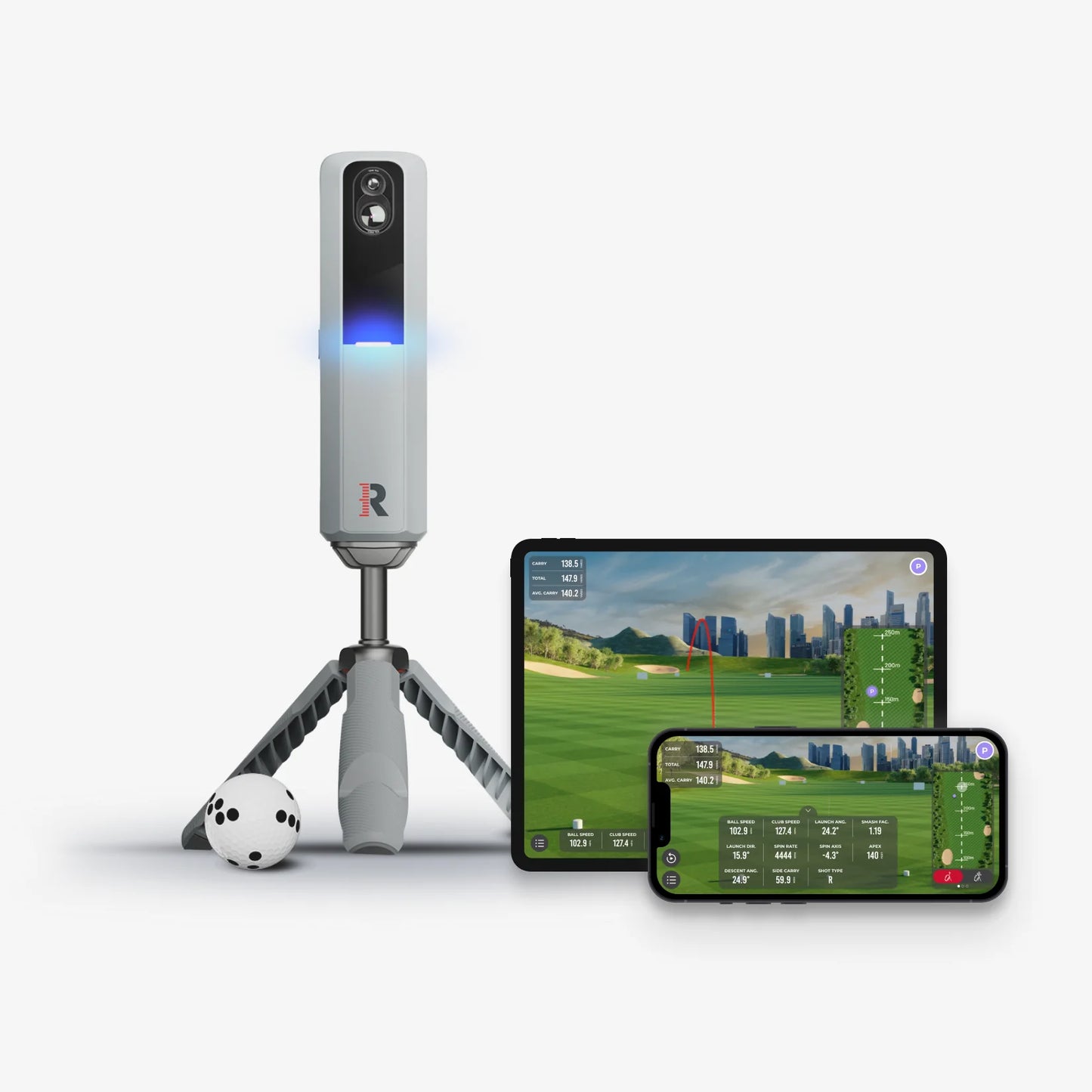 Rapsodo MLM2 Pro mobiler Abschlagmonitor + Golfsimulator