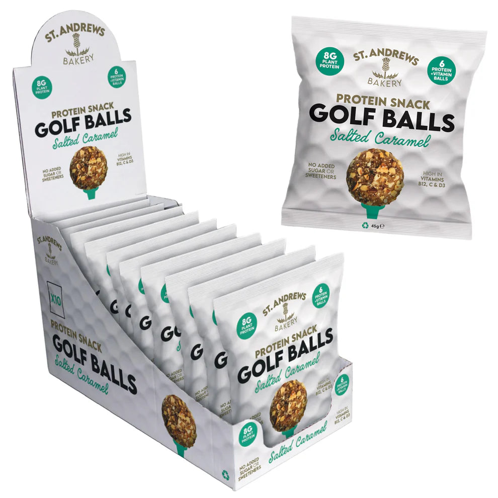 St. Andrews Bakery Protein Snack Golf Balls Salted Caramel